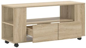 Móvel de TV 102x34,5x43 cm derivados de madeira carvalho sonoma