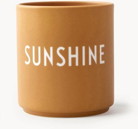 Caneca de porcelana com inscrição Favourite Sunshine
