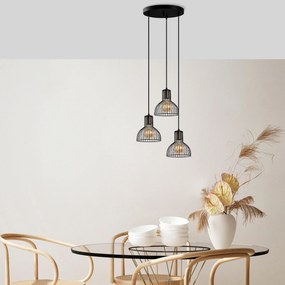 Candeeiro de Teto Vazo – Preto Antigo – 42 x 42 x 117 cm