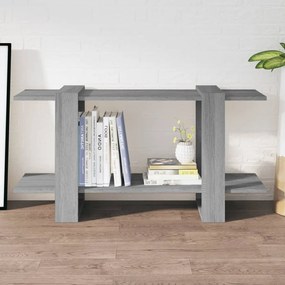 vidaXL Estante 100x30x51 cm madeira processada cor sonoma cinza
