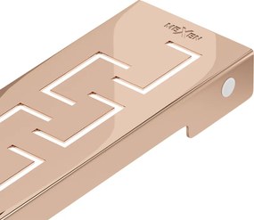 Mexen Flat M15 cobertura para ralo linear 100 cm, ouro rosa - 1624100