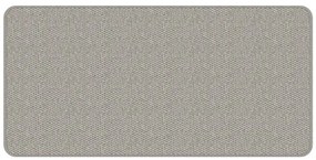 Tapete/passadeira 50x100 cm aspeto sisal cinzento-acastanhado