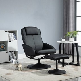 Poltrona Relax Reclinável até 145° com Banco de Apoio para os Pés Polt