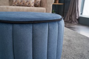 Pouffe Rose – Azul – 40x40x40 cm