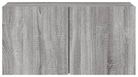 Móvel de parede para TV 80x30x41 cm cinzento sonoma