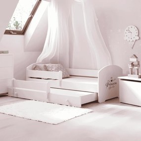 Cama de casal 160x80 branca - colchão e estrado incluído