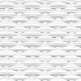 Vasos/floreiras 2 pcs 30x30x37 cm polipropileno branco