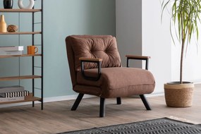 ****
Sofá-Cama de 1 Lugar Sando – Castanho Claro – 175x60 cm
**