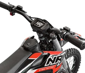 MOTO CROSS elétrica para crianças Bateria de lítio de 1000W NRJ 12/10 Vermelha