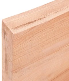 Prateleira de parede 180x60x(2-6) cm carvalho tratado castanho