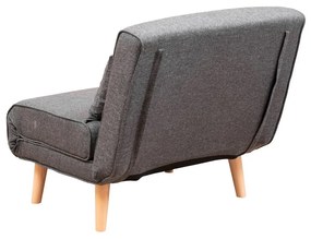 Sofá-Cama Folde – Cinzento Escuro – 180 x 80 cm