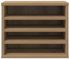 Organizador de Mesa Carvalho Artesanal 36x26x29.5 cm Madeira Derivada