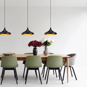 Chandelier Berceste – Preto – 35 x 35 cm