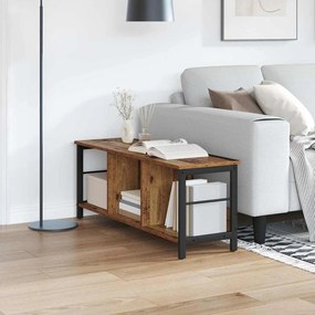 vidaXL Estante Madeira Antiga 102 x 32 x 40,5 cm Madeira processada