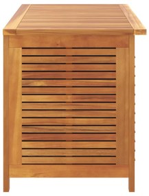 Caixa arrumação jardim c/ veneziana 113x50x56 cm acácia maciça