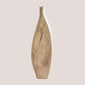 Vaso de madeira de manga Sikkim ↑37 cm - Sklum