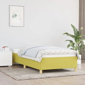 Estrutura de cama 90x190 cm tecido verde