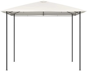 Gazebo 3x3x2,6 m 160 g/m² cor creme