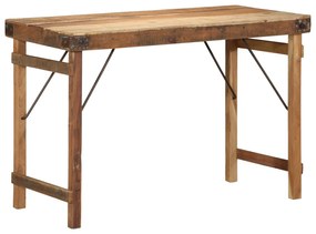Mesa de Jantar vidaXL 110x55x76 cm Madeira Recuperada