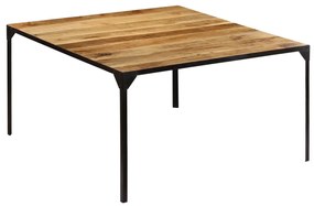 Mesa de Jantar Rudre em Madeira de Mangueira Maciça - 140x140x76 cm -