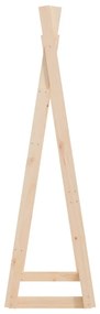 Suporte para roupas 100x45x150 cm madeira de pinho maciça