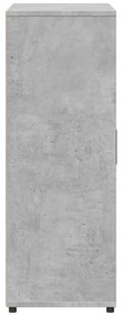 Aparadores 2 pcs 60x31x84 cm derivados madeira cinzento cimento