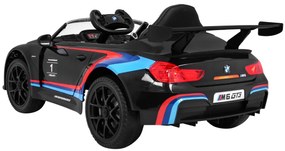 Carro elétrico para Crianças 12V BMW X6M Rodas de EVA, Assento de couro Preto