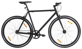 Bicicleta de mudanças fixas 700c 59 cm preto