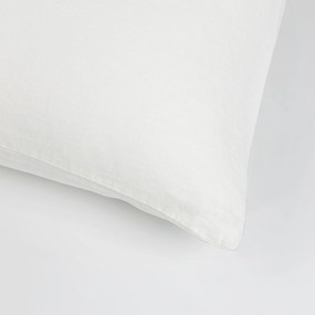160x200 cm - 10 cores -  Jogo de lençóis 100% linho lavado: Marfim claro