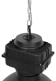 Candeeiro de suspensão industrial preto 53,5 cm - Sicko