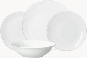 Conjunto de loiça em porcelana Metropolis, 6 pessoas, conjunto de 19