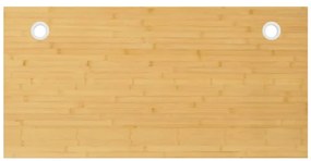 vidaXL Tampo de secretária 80x40x4 cm bambu