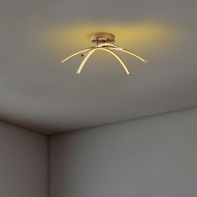 Candeeiro de Teto Ledbanana – Dourado – 57 cm x 20 cm x 57 cm