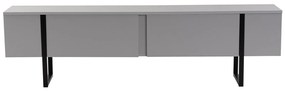 Móvel para TV Serenity - Cinza Preto - 180x50x29,5 cm