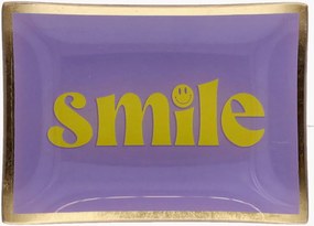 Prato de vidro Smile