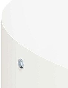 Grande Vaso de Metal Branco Branco Metal Grande Plantadeiras
