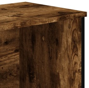 Estante 80x31x106 cm derivados de madeira carvalho fumado