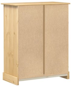 Armário com gavetas Corona 92x48x114 cm madeira de pinho maciça
