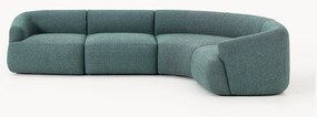 Sofá de canto modular em bouclé Sofia (4 lugares)