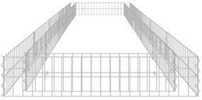 Canteiro elevado/cesto gabião 500x100x20 cm aço galvanizado