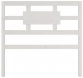 Estrutura de cama 100x200 cm madeira maciça branco