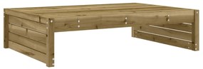 2 pcs conjunto lounge de jardim madeira de pinho impregnada