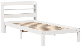 Estrutura cama c/ cabeceira sem colchão 90x190 cm branco