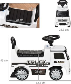 Carro Andador Mercedes para Crianças acima de 12 Meses com Buzina Faró