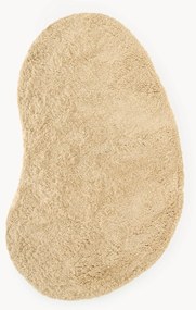Tapete de pelo comprido com forma orgânica Tully