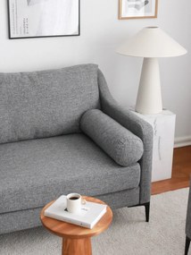 Sofá de Três Lugares Nordi – Cinza – 196x82x93 cm