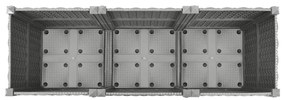 Canteiro elevado 120x40x38 cm polipropileno