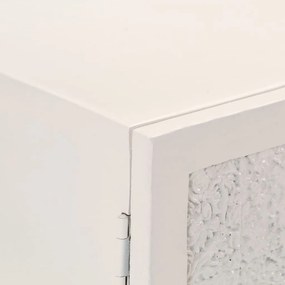 Aparador 115x30x76 cm madeira de mangueira maciça