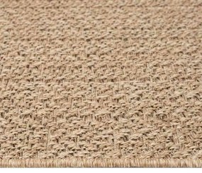 Tapete ZIZUR bege 200x290 cm aspeto de juta interior e exterior