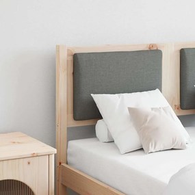 vidaXL Cabeceira Outros Castanho 135 cm Madeira de pinho maciça